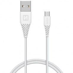 SWISSTEN datový kabel USB / microUSB 1,5 m - white