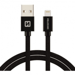 SWISSTEN datový kabel USB / Lightning 1,2 m - black