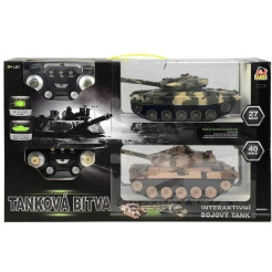 RC Tanková bitva - 2 tanky s dálkovým ovládáním