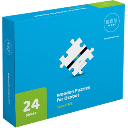 Dřevěné puzzle pro Ozobot - Speed Set