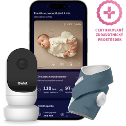  Owlet Dream Sock + Cam2 Bundle - Bedtime Blue 