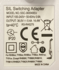 Nabíjecí adaptér Rowenta RS-RH5275