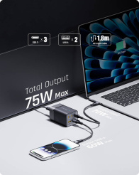 Voltme VITO Go EzTravel Desktop Charger 75W (black)