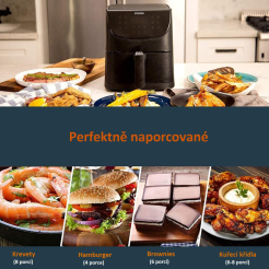 Cosori CP158-AF PREMIUM + 5x špíz a gril. rošt - černá