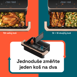 Cosori TF101S Dual Blaze TwinFry - černá