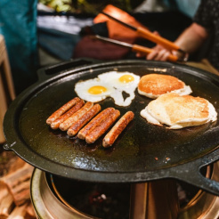 Grilovací deska pro ohniště Ranger Solo Stove s nástavcem