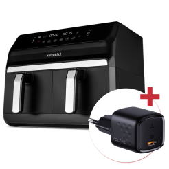 Horkovzdušná fritéza Instant Pot Vortex Dual Black (8,0 l) + síťový adaptér 