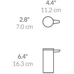 Simplehuman 266ml - lesklá nerezová ocel