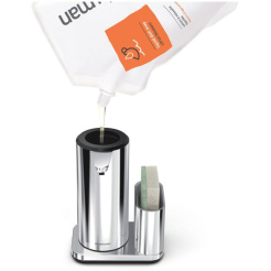 Simplehuman 414ml + držák na houbičku - lesklá nerez