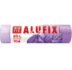  Pytle 60L do odpadkových košů se zatahovací páskou s vůní levandule 