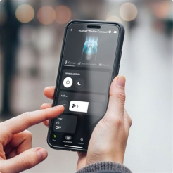 Dyson HushJet Purifier Compact HJ10 bílá/stříbrná