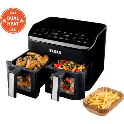 Horkovzdušná fritéza  TESLA AirCook DualHeat QD464 XXL 