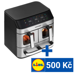 Horkovzdušná fritéza  Concept FR9000 PIZZA TRIO + POUKAZ v hodnotě 500 Kč 