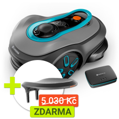  Gardena Smart SILENO Free 800 m² + Domeček 