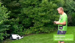 Instalace robotické sekačky z našeho obchodu