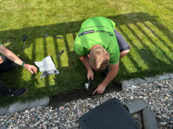 Expresní instalace robotické sekačky