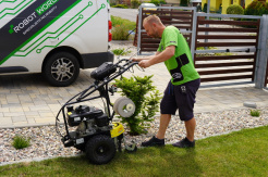 Instalace robotické sekačky z jiného obchodu