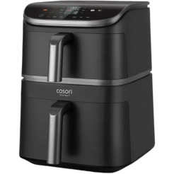 Horkovzdušná fritéza Cosori Turbo Tower 10,8 L, keramika - černá 