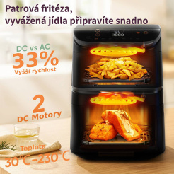 Cosori Turbo Tower 10,8 L, keramika - černá