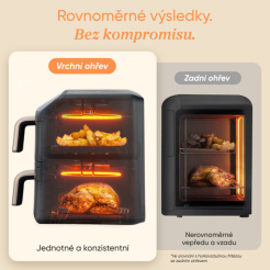 Cosori Turbo Tower Compact 8,6 L, keramika - černá