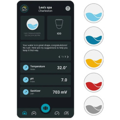 ONDILO ICO Spa V2 Essential + , chytrý monitor vody - Cl/Br dezinfekce