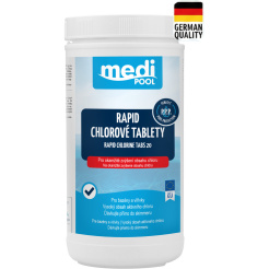 mediPOOL Rapid - chlorové tablety 20 g 1,0 kg