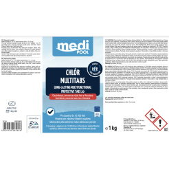 mediPOOL MULTIFUNKČNÍ pomalurozpustné tablety (bez mědi) 20 g 1,0 kg