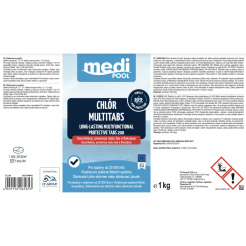mediPOOL MULTIFUNKČNÍ pomalurozpustné tablety (bez mědi) 200g 1,0 kg 5527701MP03