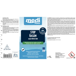 mediPOOL STOP ŘASÁM - Algae protection, nepěnivý 1,0 l