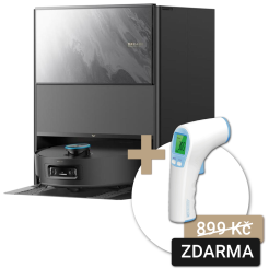  Dreame Aqua10 Ultra Track - black + bezdotykový teploměr 