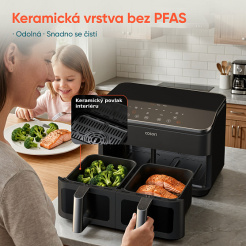 Cosori Dual Basket 8,5 l, keramika