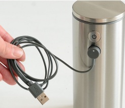 Nabíjecí kabel pro bezdotykové dávkovače mýdla Simplehuman - grey
