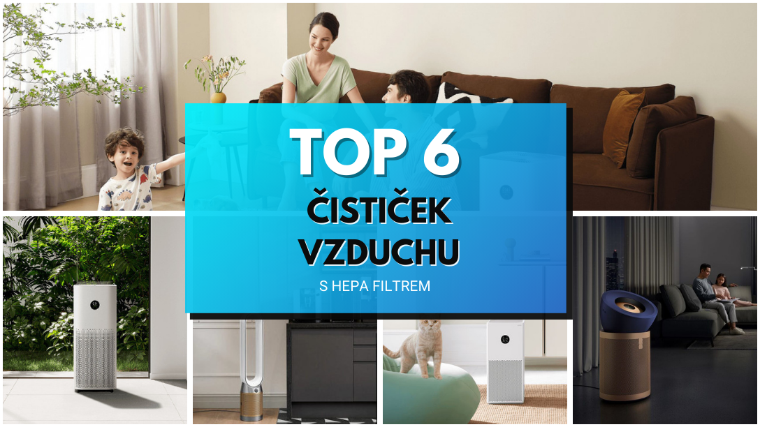 Nejlepší čističky vzduchu 2025 - 6 TOP modelů