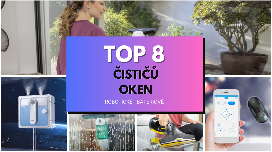 Nejlepší čističe oken 2025 - Výběr 8 TOP modelů