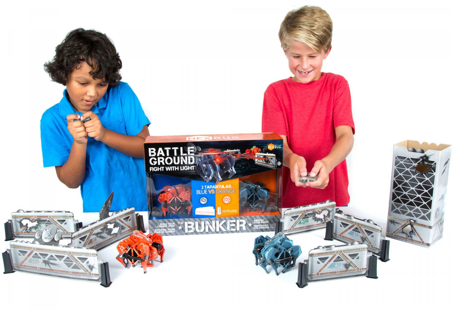 Představení robotické hračky HEXBUG Bojové tarantule - Bunker set