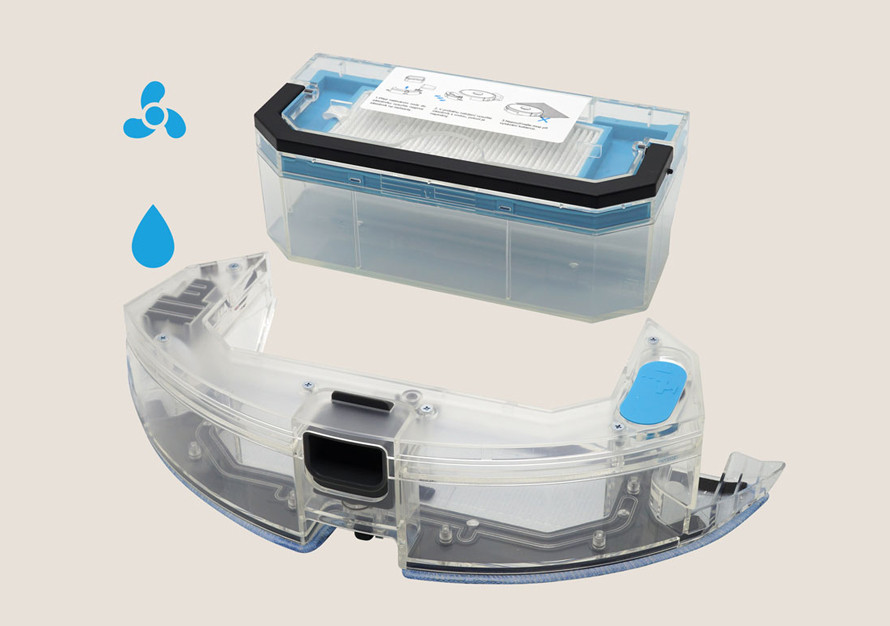 Duální zásobník s elektronicky řízením dávkování vody