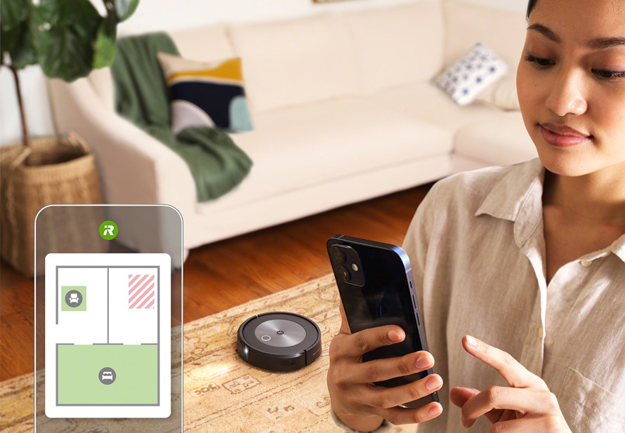 Mobilní aplikace iRobot HOME s technologií iRobot Genius