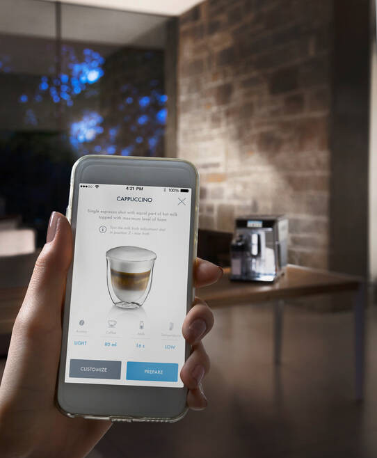 Ovládejte kávovar pomocí mobilní aplikace