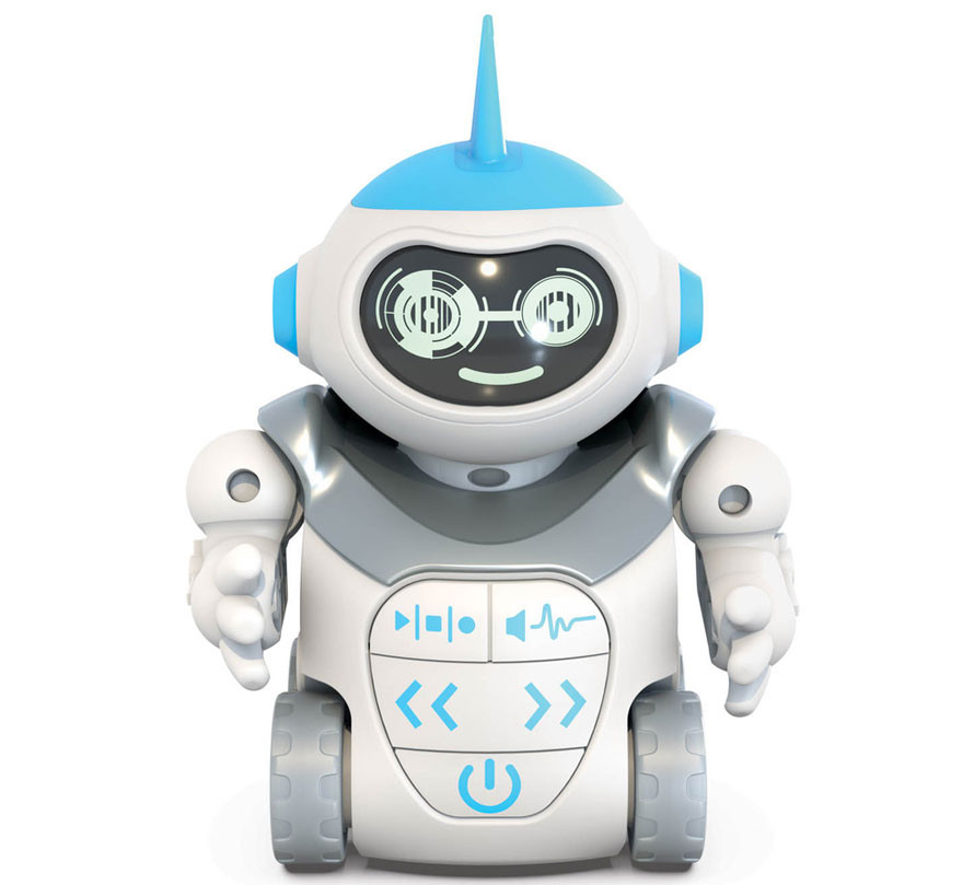 Představení robotické hračky HEXBUG MoBots Ramblez - modrý