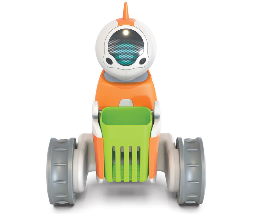 Představení robotické hračky HEXBUG MoBots Fetch - oranžový