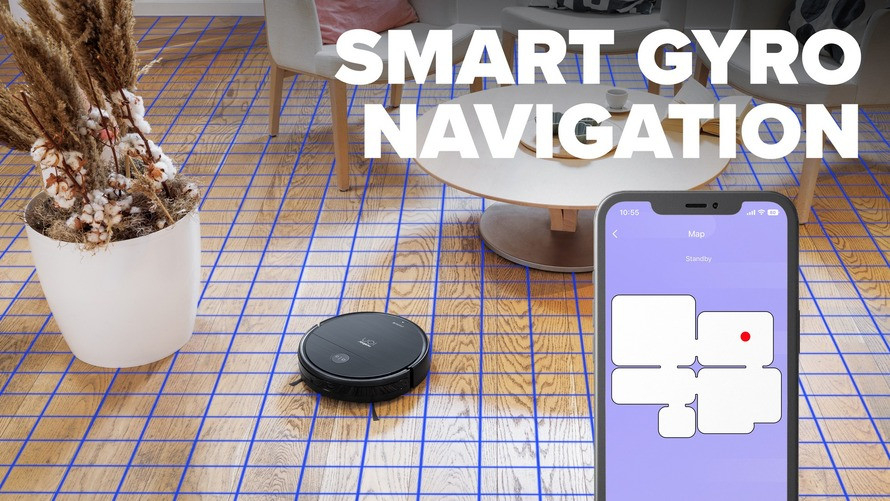 Inteligentní navigační systém NaviGATE garantuje stoprocentní pokrytí podlah
