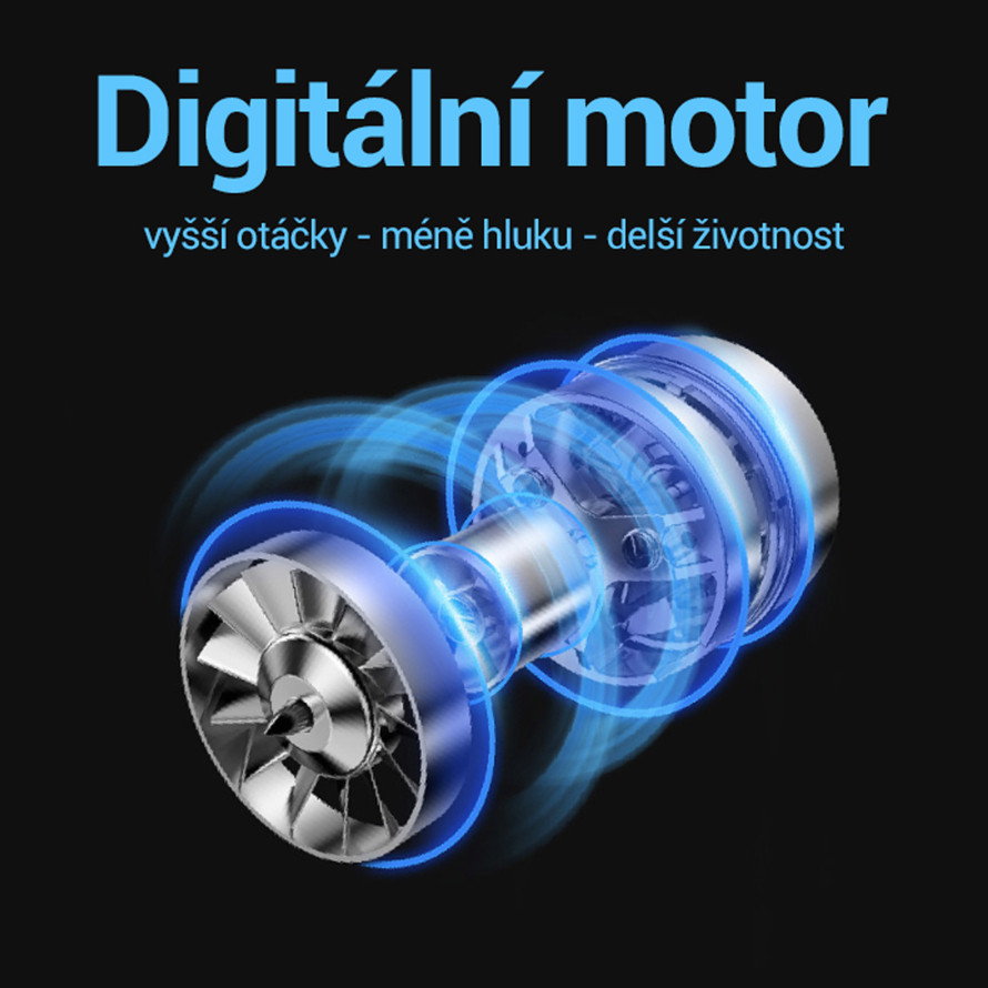 Výkonný digitálně řízený motor druhé generace