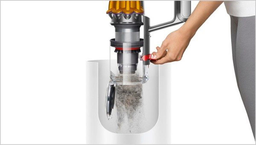 Bezdotykové vyprazdňování sběrné nádoby