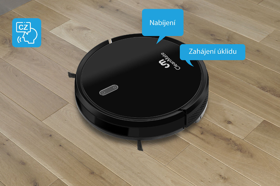 Česky mluvící robotický vysavač