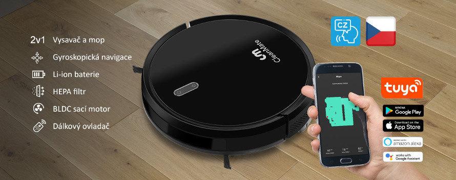 Představení robotického vysavače CleanMate RV600