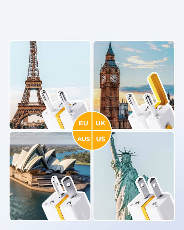 Cestovní adaptér Voltme VITO Go EzTravel 35W