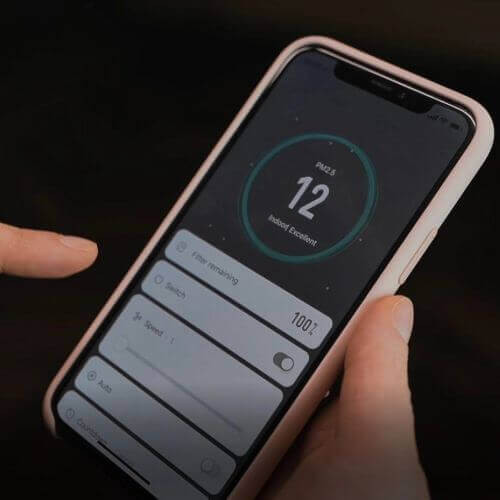 Ovládejte odvlhčovač vzduchu přes aplikaci