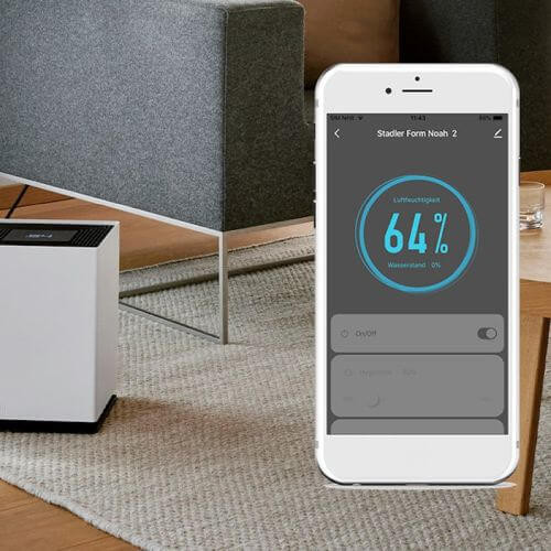 Ovládejte vlhkost vzduchu přes aplikaci