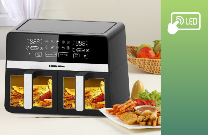 Individuální digitální ovládání a nastavitelný termostat s LED displejem