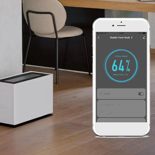 Ovládejte vlhkost vzduchu přes aplikaci